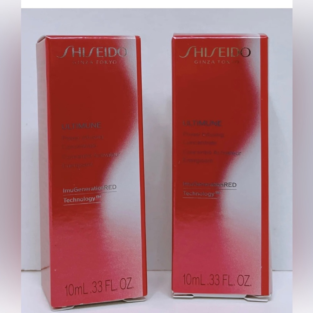 2 X Shiseido Ginza Tokyo Ultimune Power Infusing Concentrate 0.33 oz each